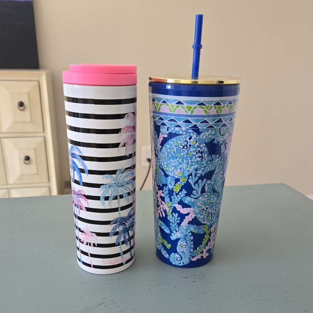 2 Lilly pulitzer Tumblers.